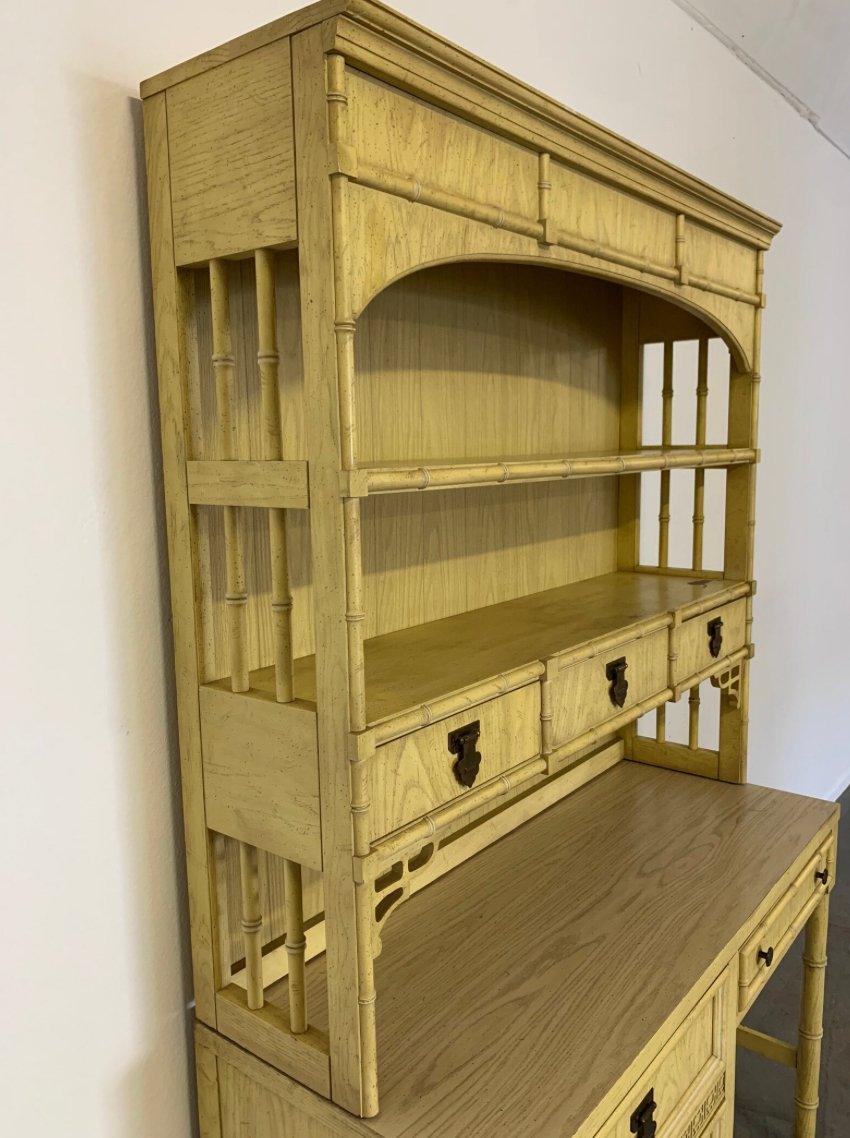 Dixie Shangrilah Desk with Hutch Available for Custom Lacquer