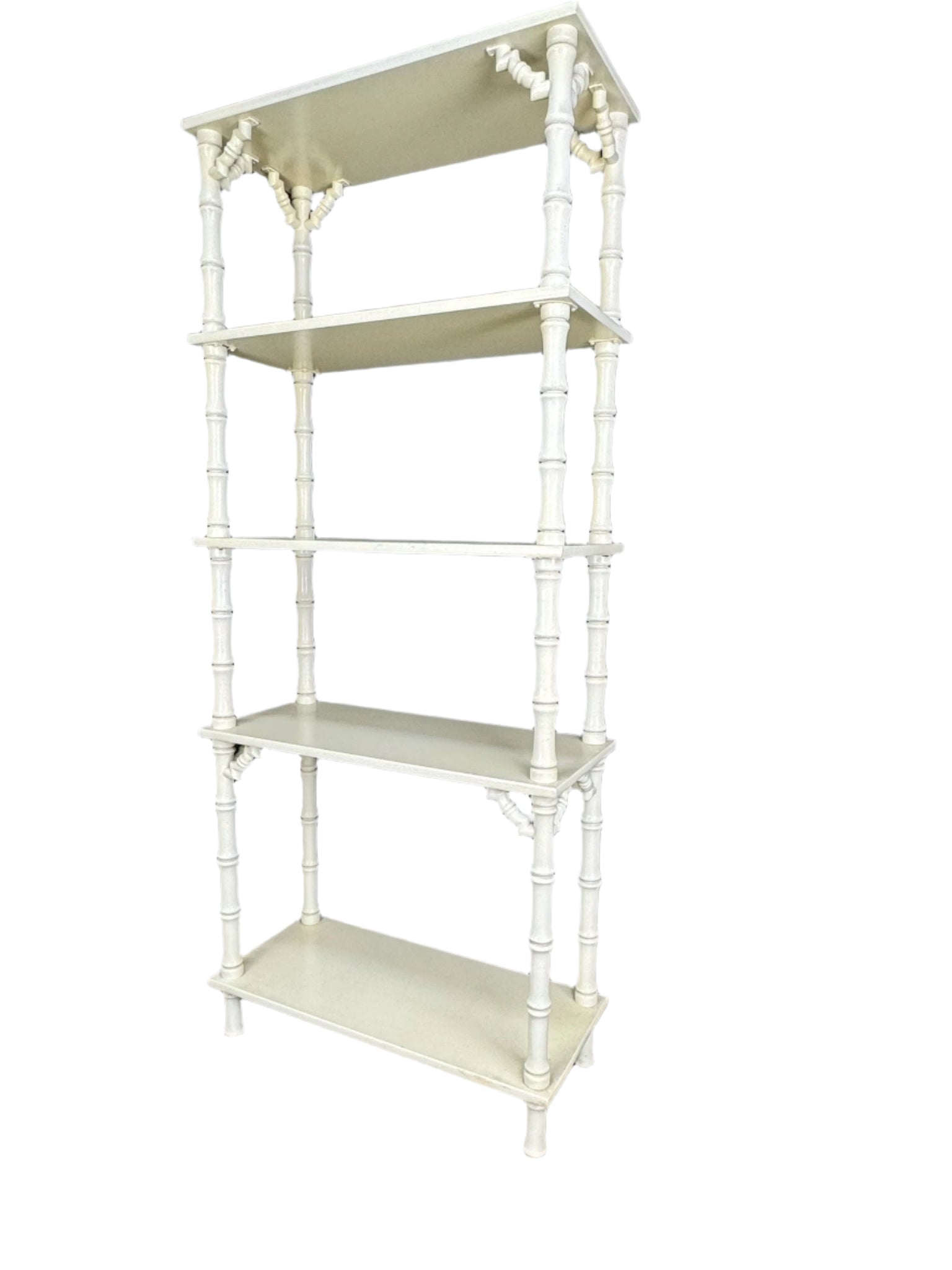 SOLD!! Mersman Faux Bamboo Etegere Available for Custom Lacquer