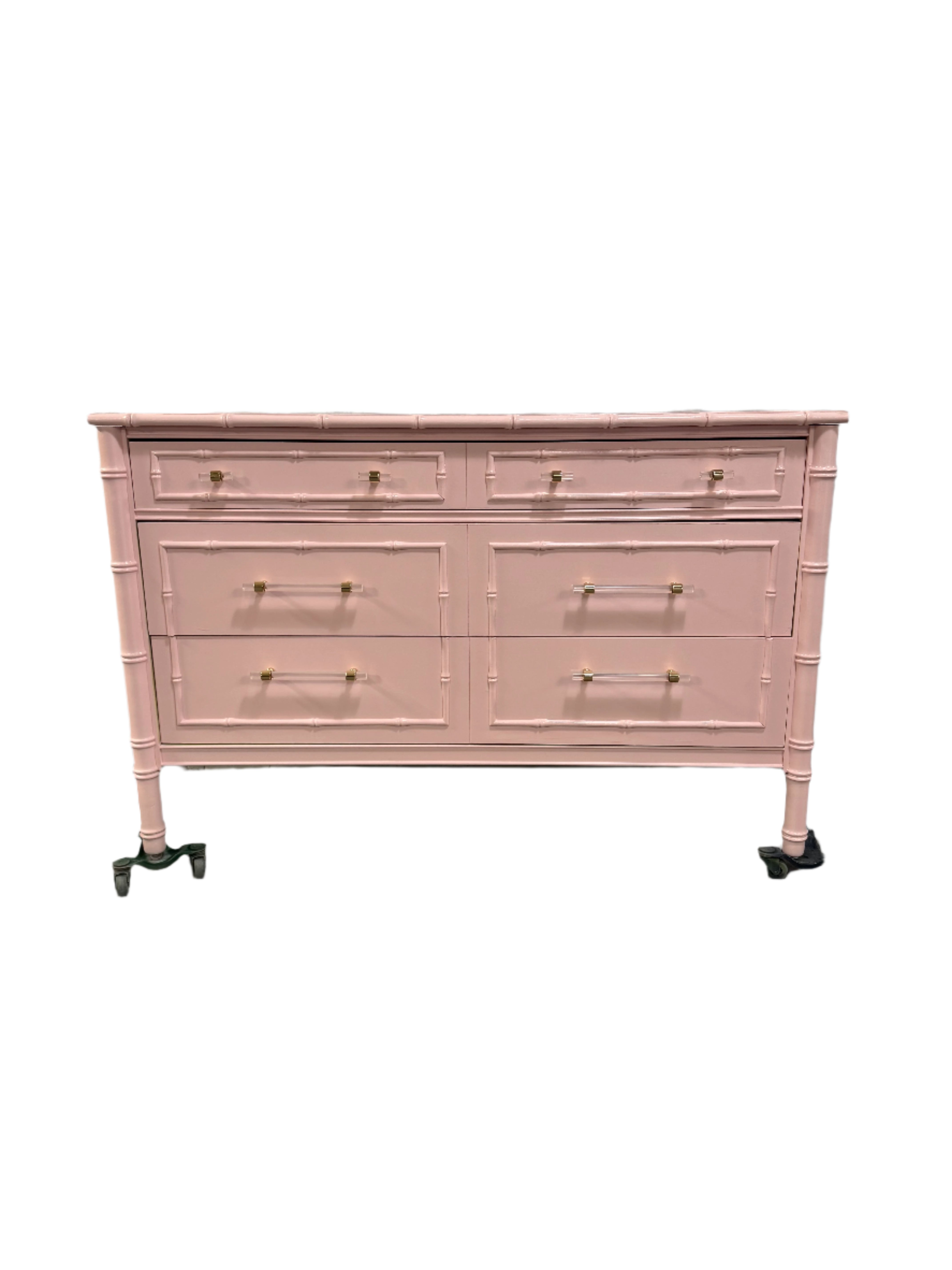 SOLD!! Faux Bamboo Dresser by Thomasville
