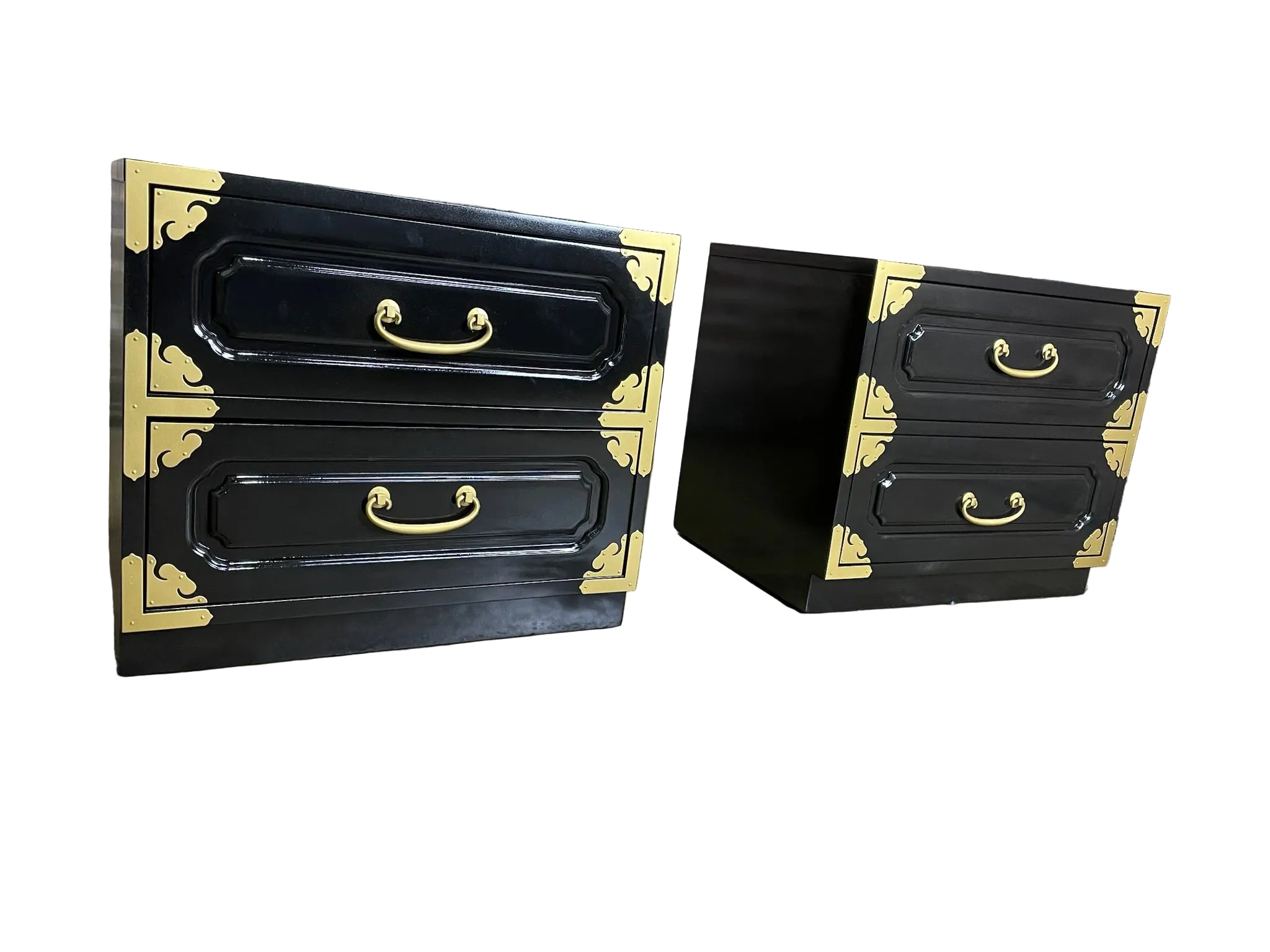 Vintage Bernhardt Nightstands Available for Custom Lacquer