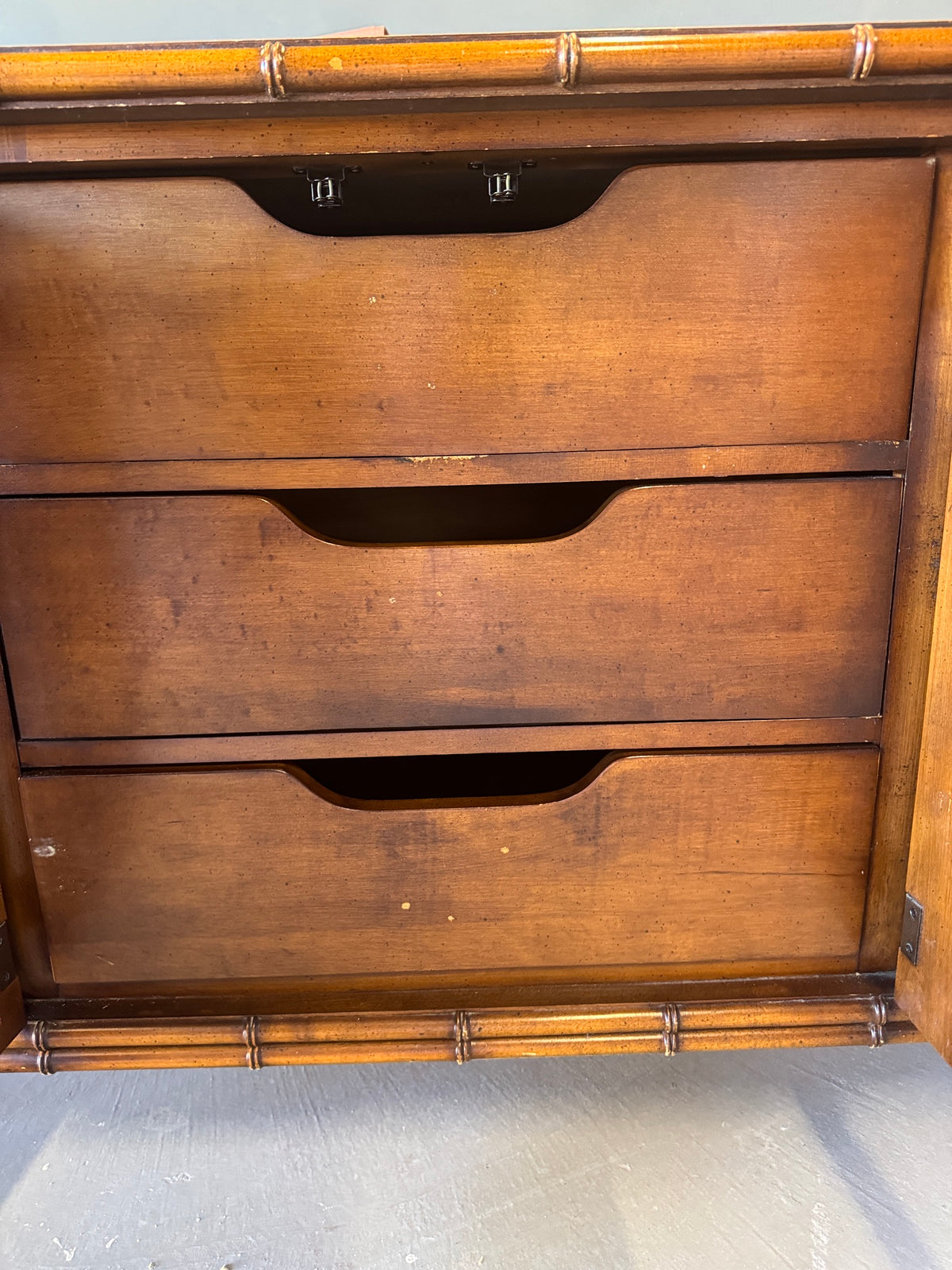 Rare - Dixie Aloha Faux Bamboo Credenza/Server. Ready for Custom Lacquer!