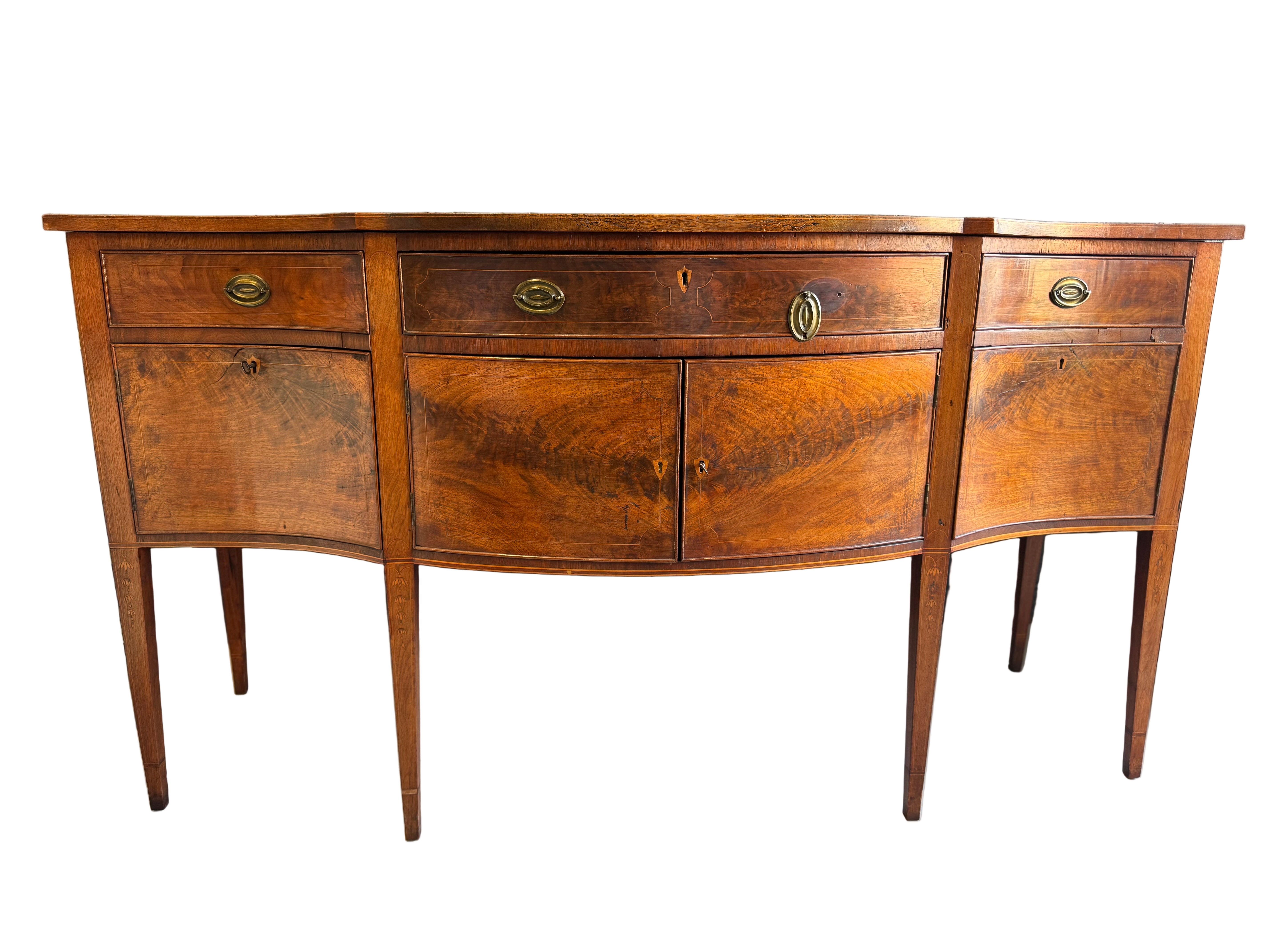 SOLD! Federal Style Hepplewhite Sideboard Available for Custom Lacquer