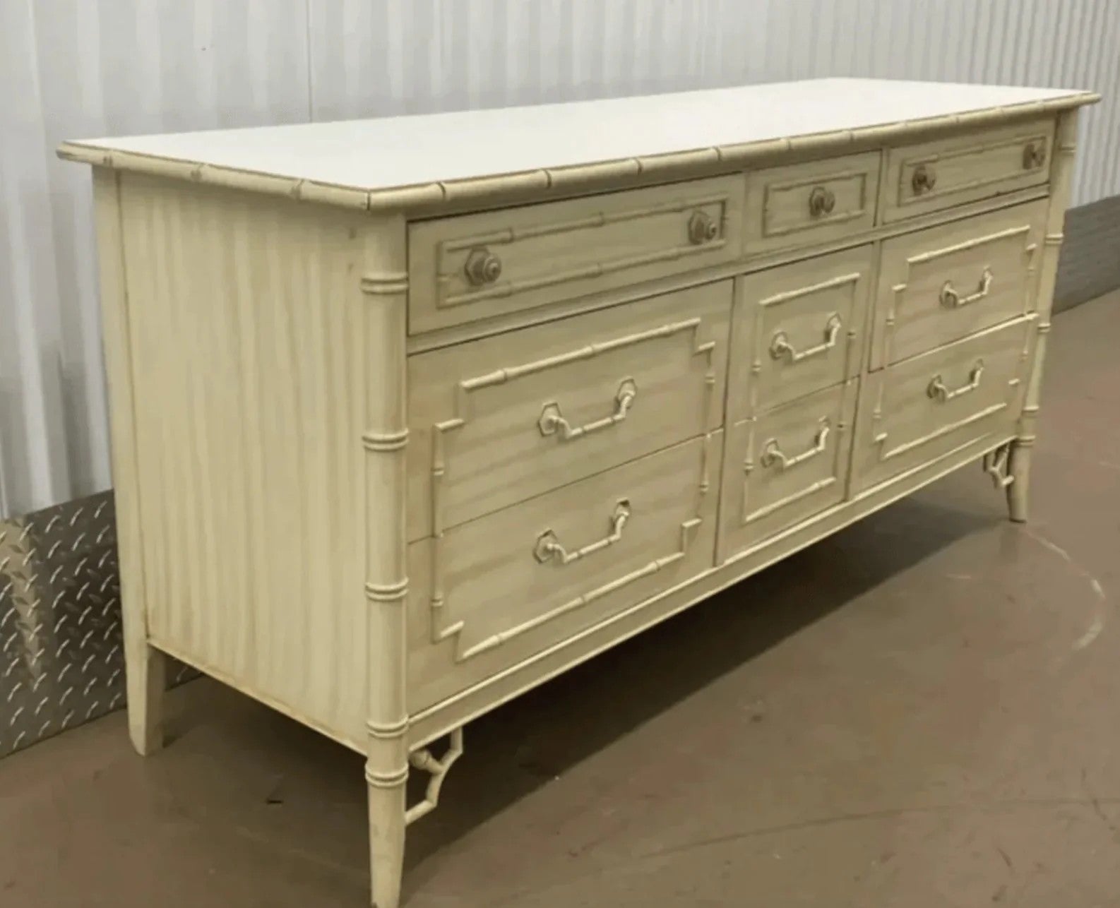 Thomasville Allegro 9-Drawer Faux Bamboo Dresser - Ready to Ship!