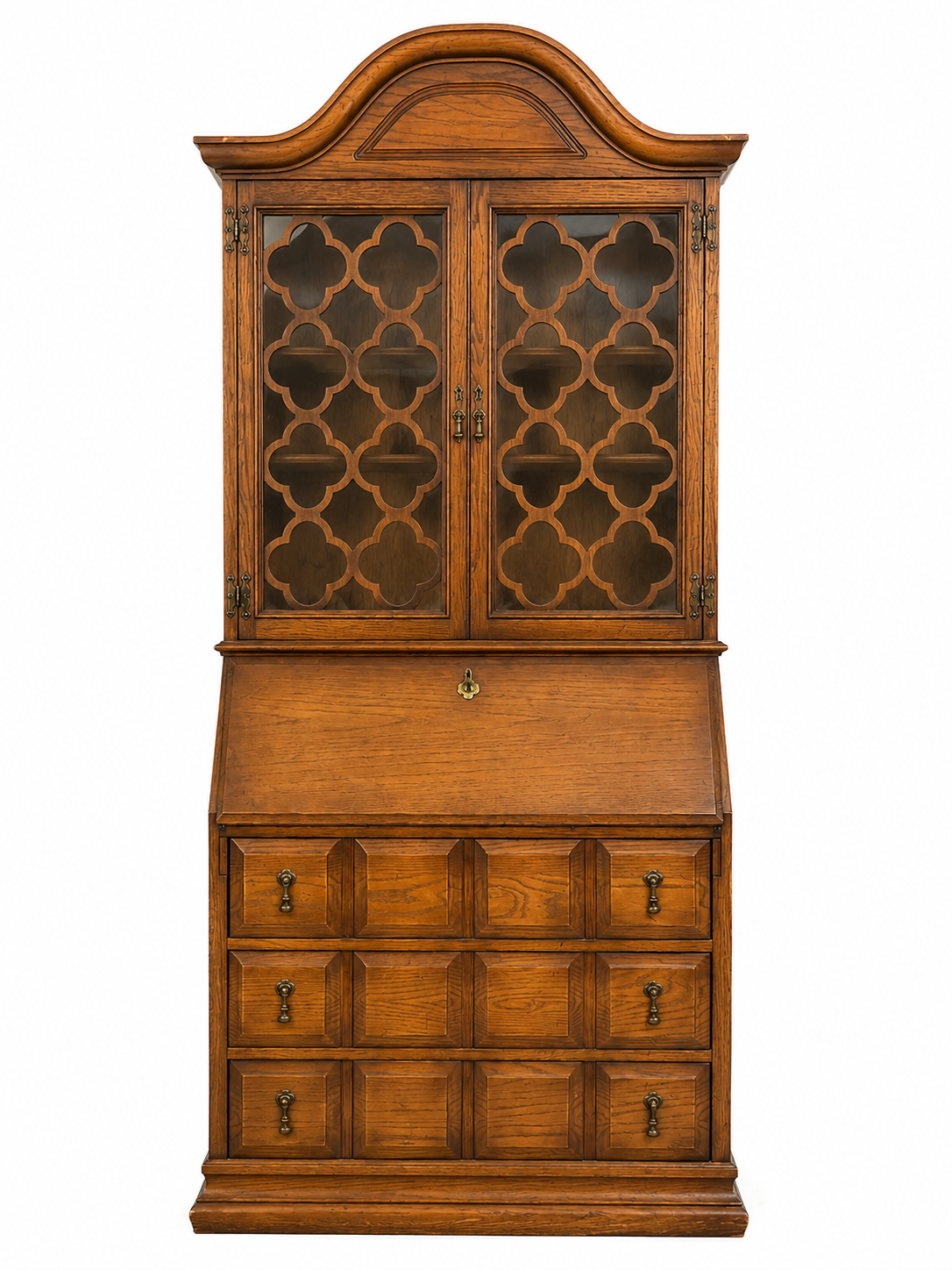 Vintage Mahogany Secretary Cabinet -  Available for Custom Lacquer