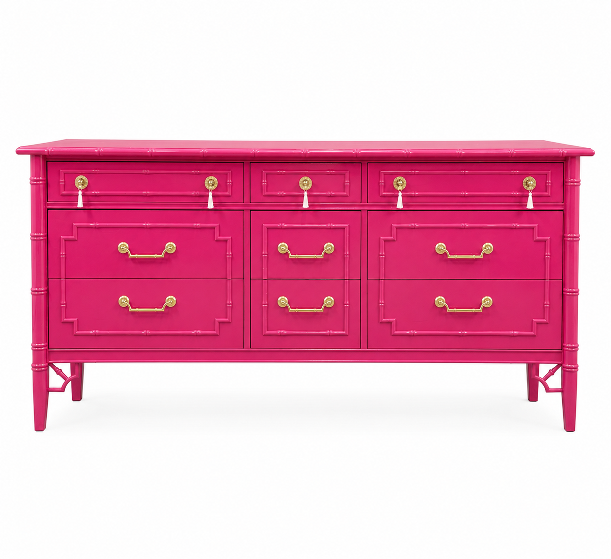 Sold! Thomasville Allegro 9-Drawer Faux Bamboo Dresser - Ready to Ship