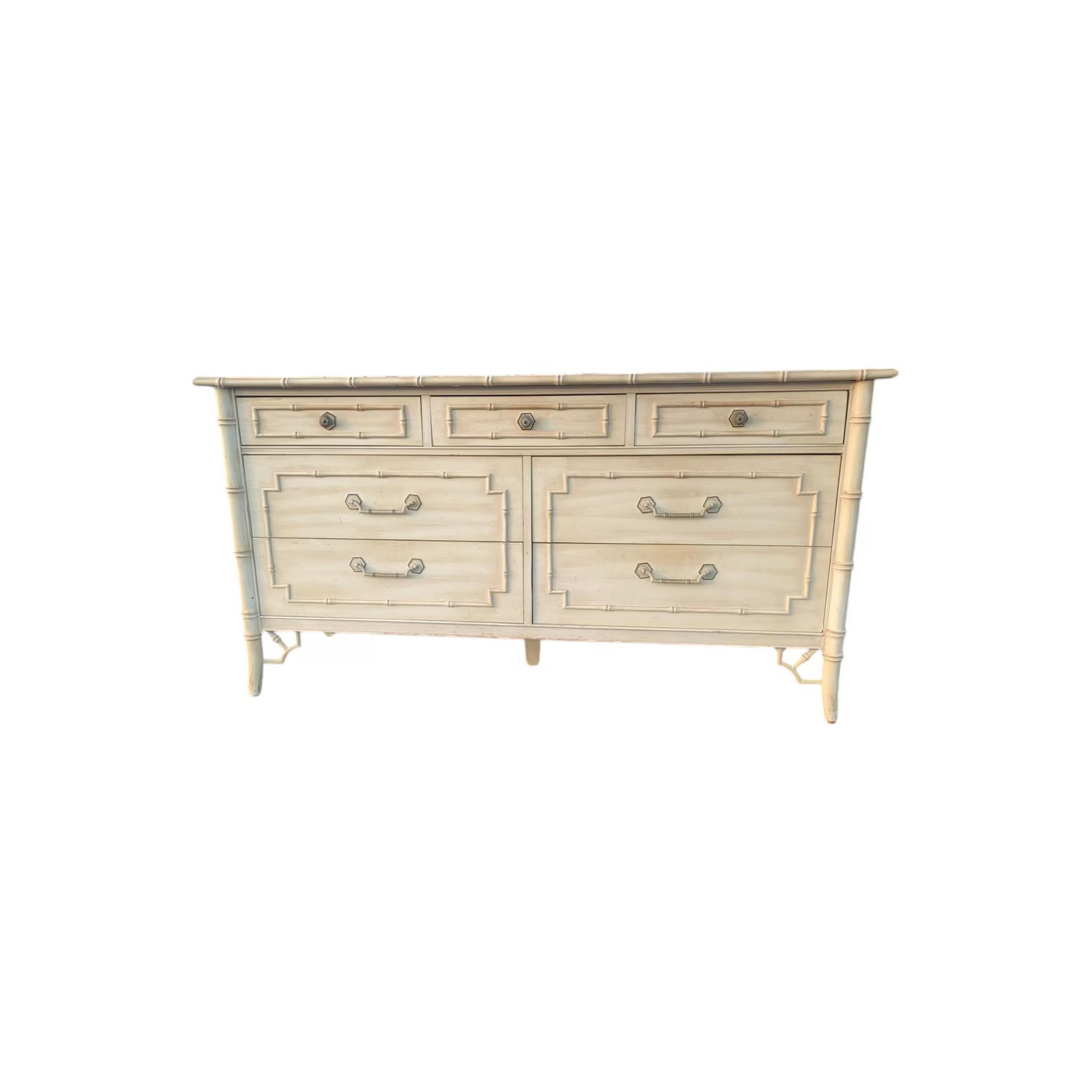 Thomasville Faux Bamboo Allegro 7-Drawer Dresser