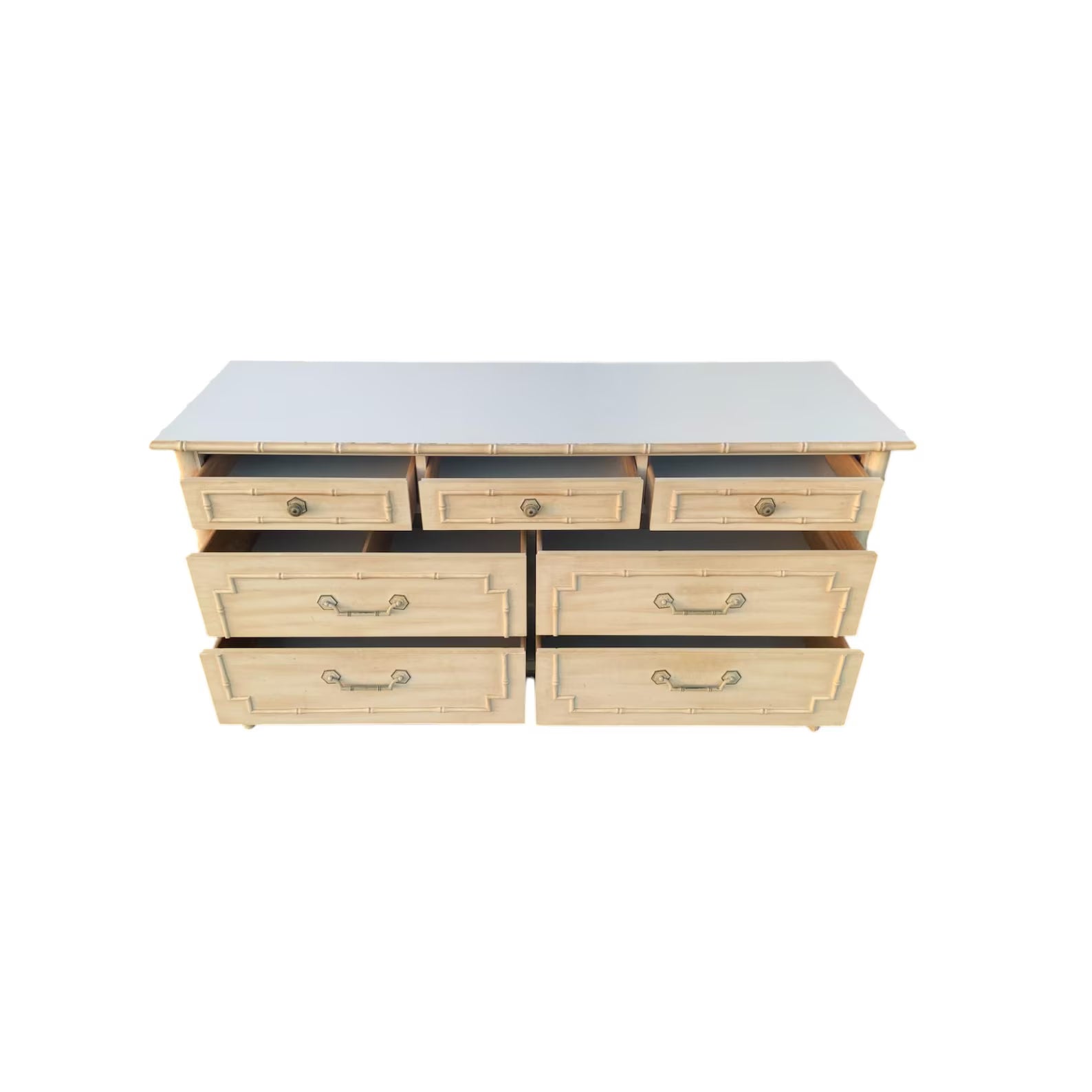 Thomasville Faux Bamboo Allegro 7-Drawer Dresser