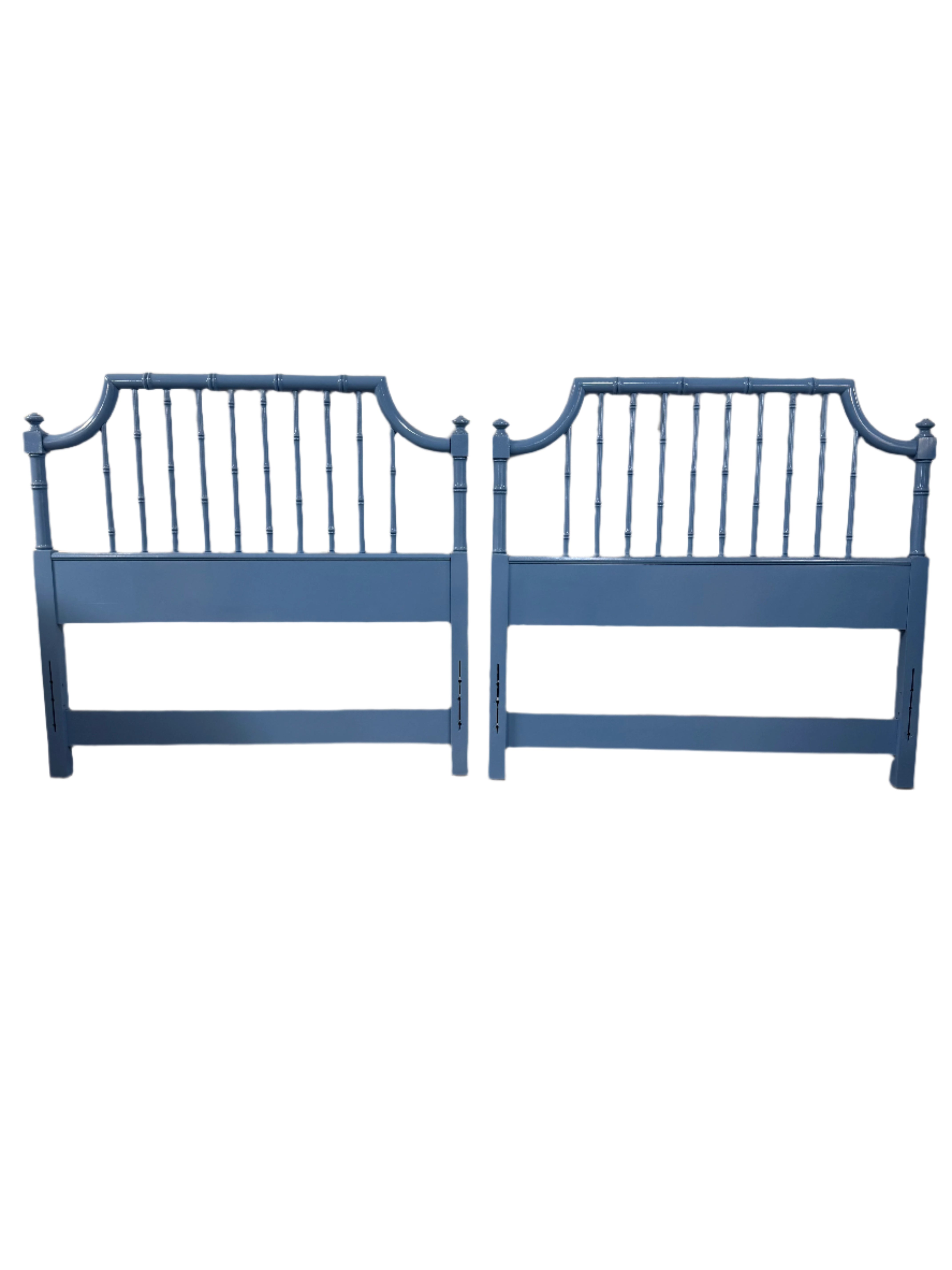 SOLD!! Pair of Lacquered Thomasville Headboards - Ready to Ship!