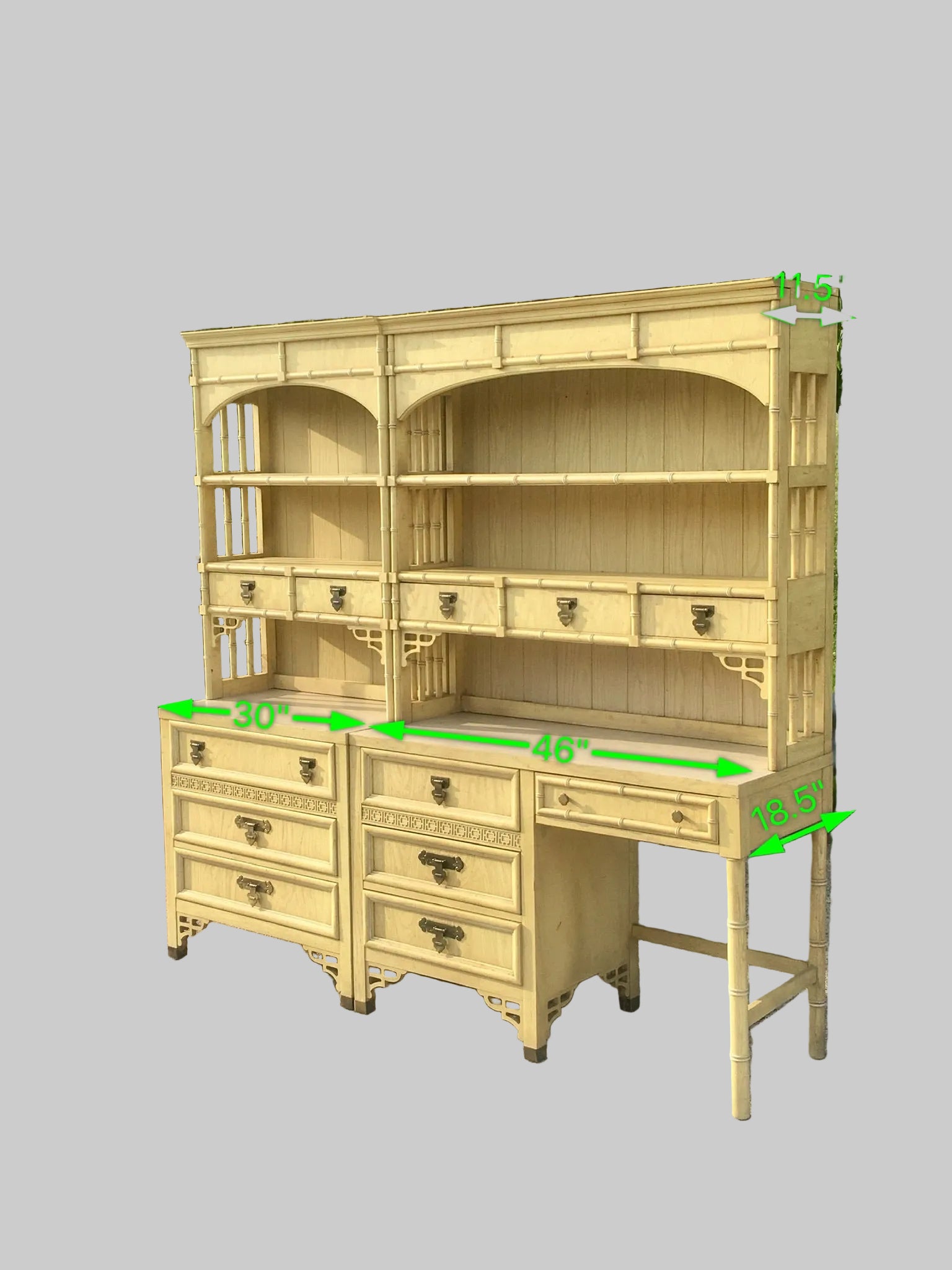Dixie Shangri La Dresser & Hutch - Available to Customize