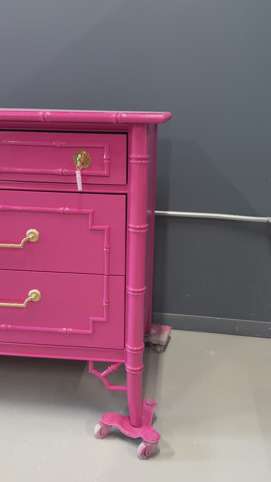 Sold! Thomasville Allegro 9-Drawer Faux Bamboo Dresser - Ready to Ship
