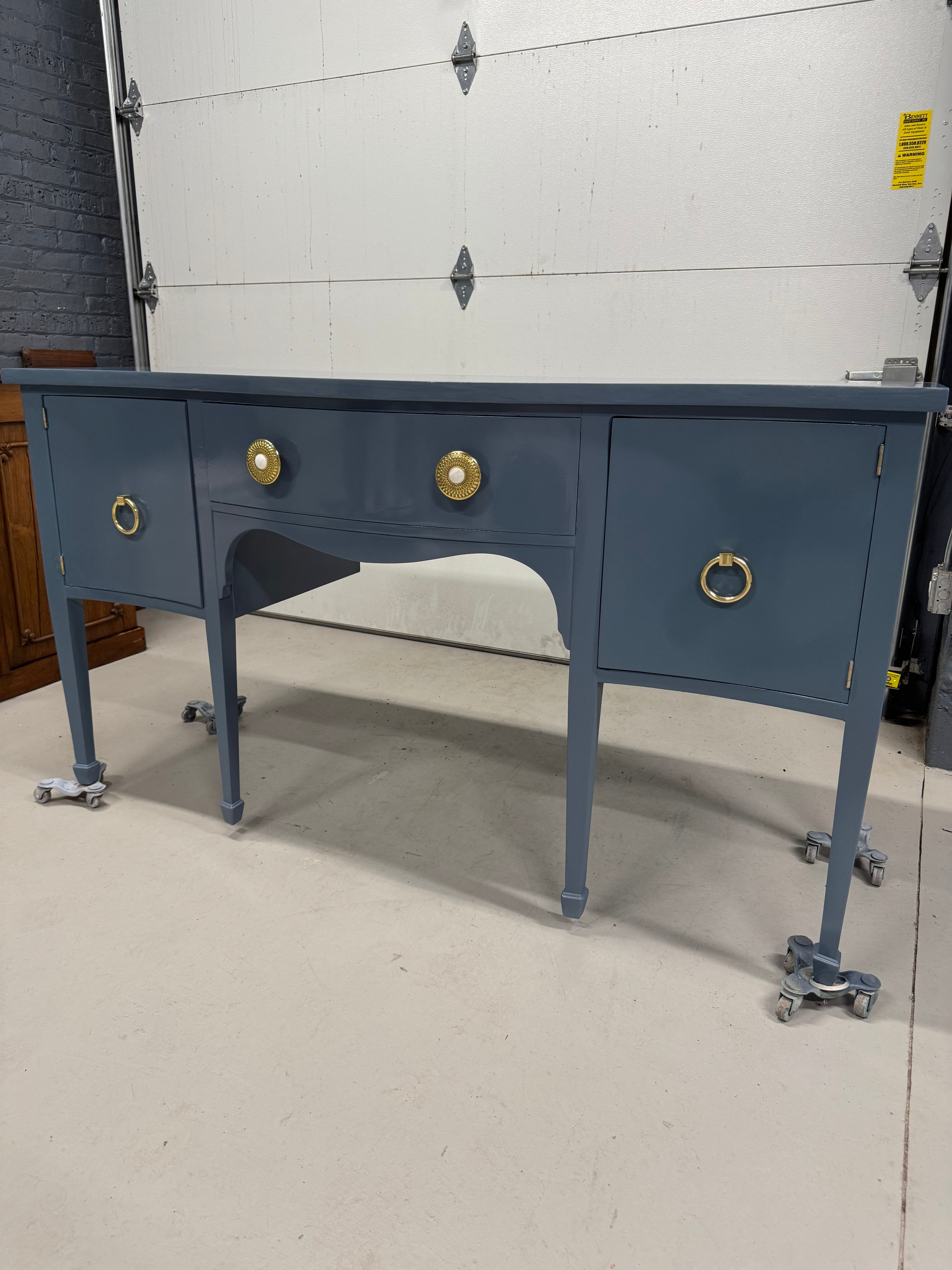 Vintage 1960s Federal-Style Buffet/ Server/Credenza