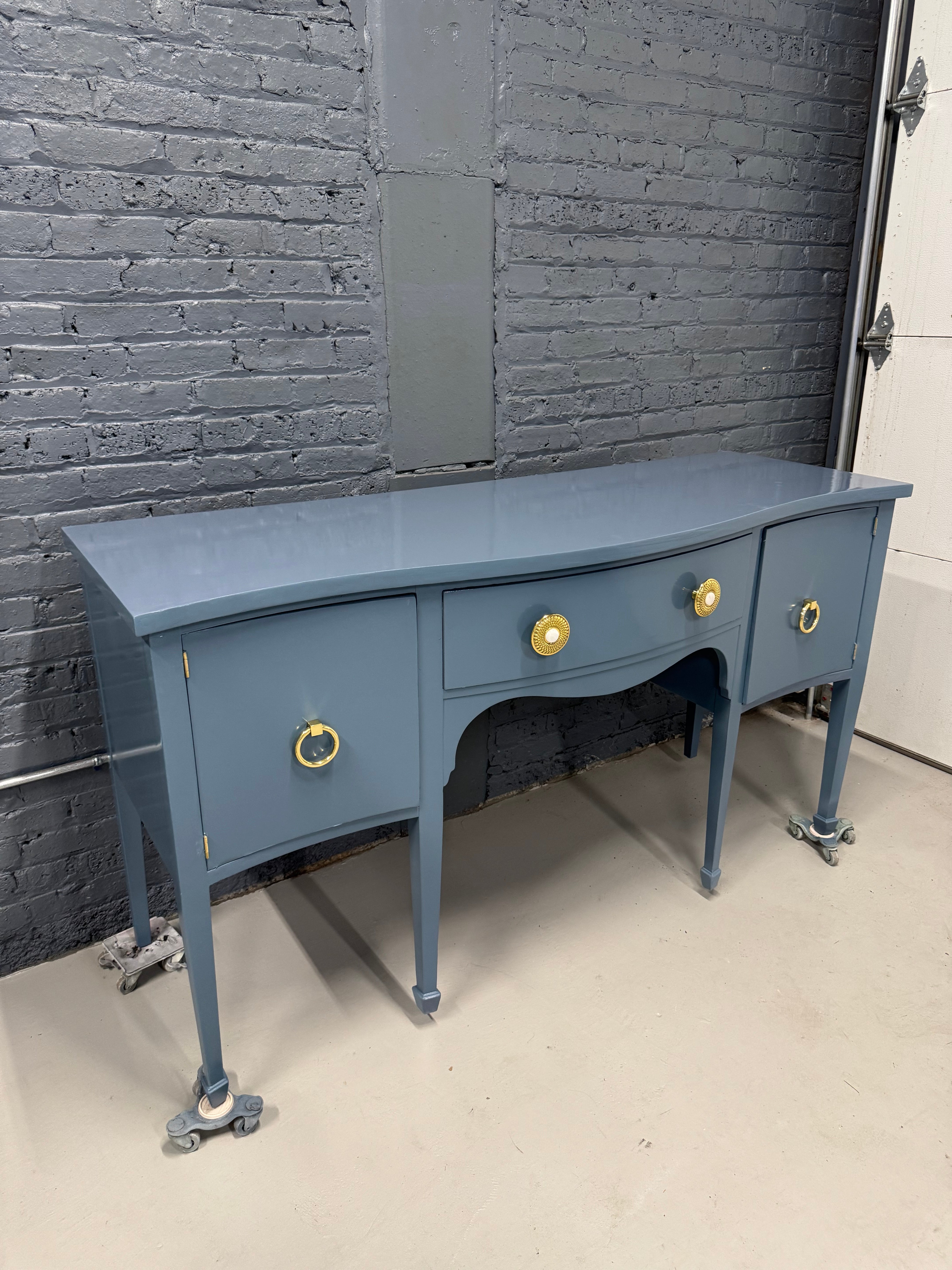 Vintage 1960s Federal-Style Buffet/ Server/Credenza